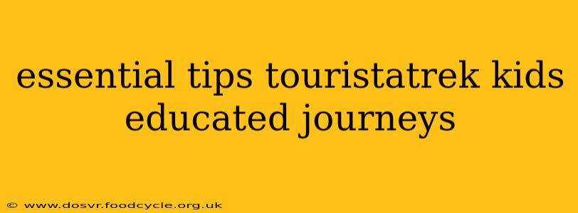 essential tips touristatrek kids educated journeys