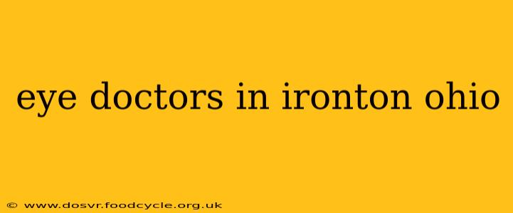 eye doctors in ironton ohio