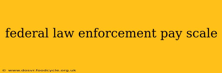 federal law enforcement pay scale