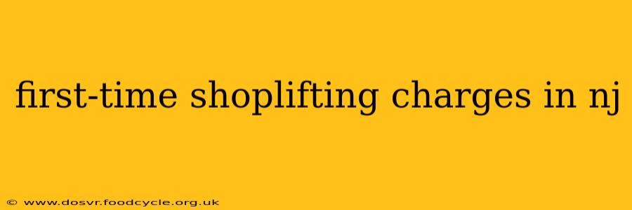 first-time shoplifting charges in nj