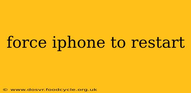 force iphone to restart