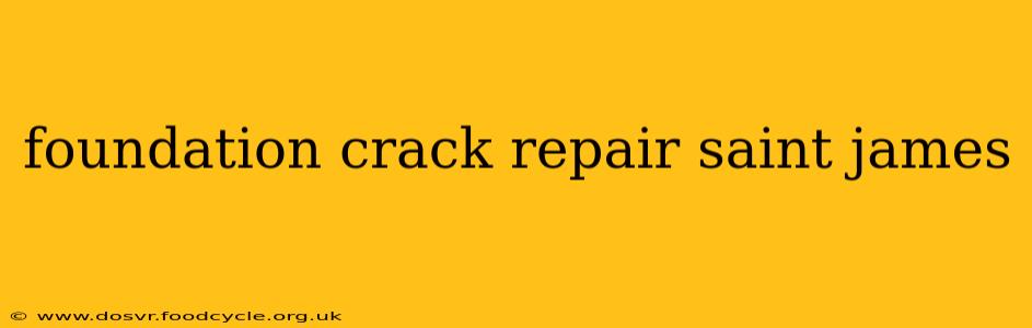 foundation crack repair saint james