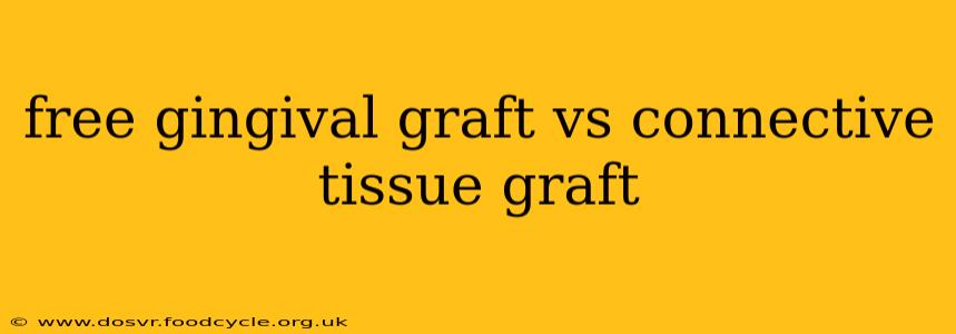 free gingival graft vs connective tissue graft