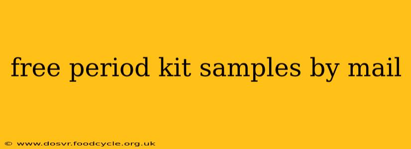 free period kit samples by mail