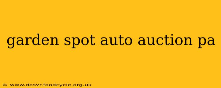 garden spot auto auction pa