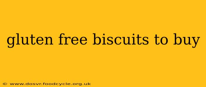gluten free biscuits to buy