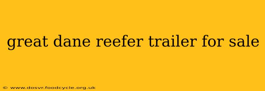 great dane reefer trailer for sale