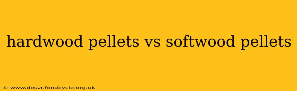 hardwood pellets vs softwood pellets