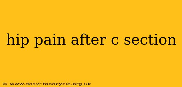 hip pain after c section
