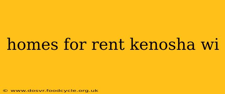 homes for rent kenosha wi