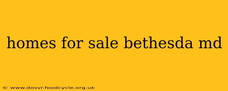 homes for sale bethesda md