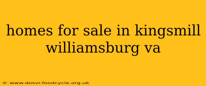 homes for sale in kingsmill williamsburg va