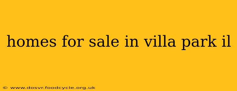homes for sale in villa park il