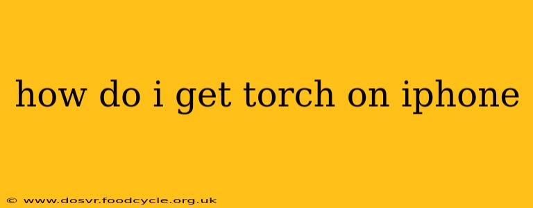 how do i get torch on iphone
