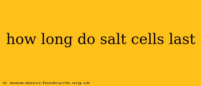 how long do salt cells last