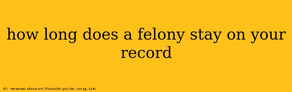 how long does a felony stay on your record