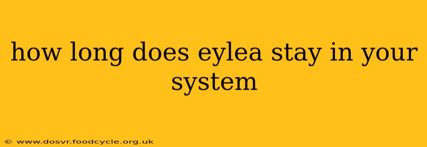 how long does eylea stay in your system