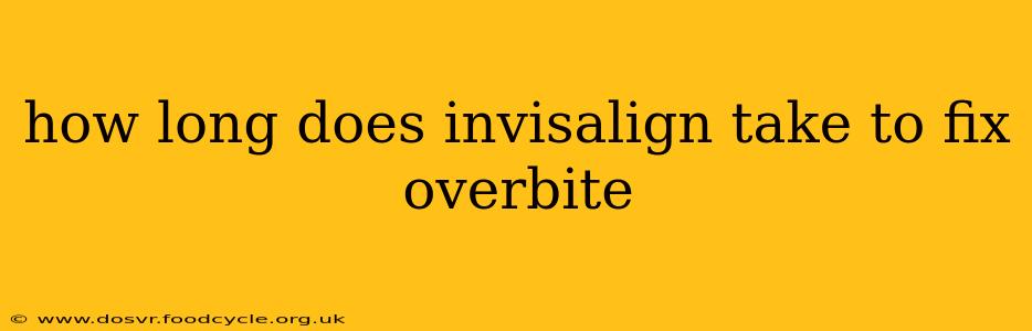 how long does invisalign take to fix overbite