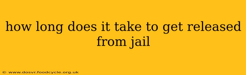 how long does it take to get released from jail