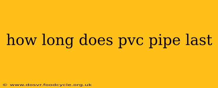 how long does pvc pipe last