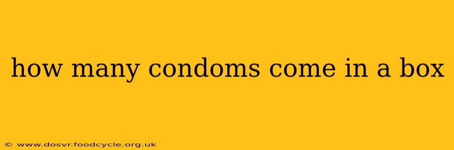 how many condoms come in a box