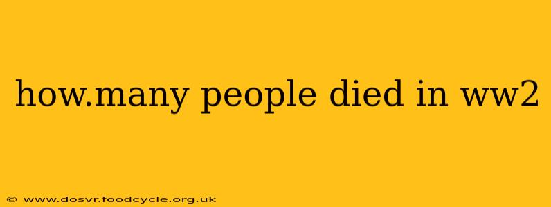 how.many people died in ww2