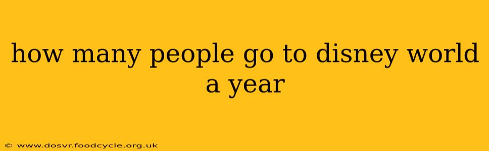 how many people go to disney world a year
