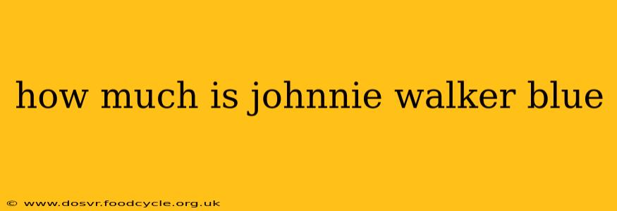 how much is johnnie walker blue