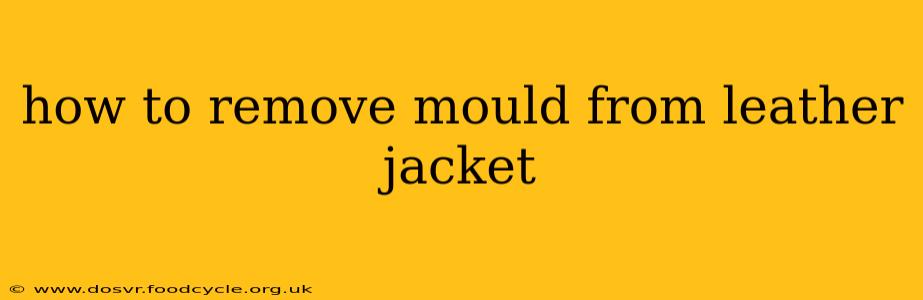 how to remove mould from leather jacket