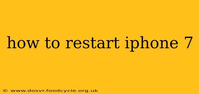 how to restart iphone 7