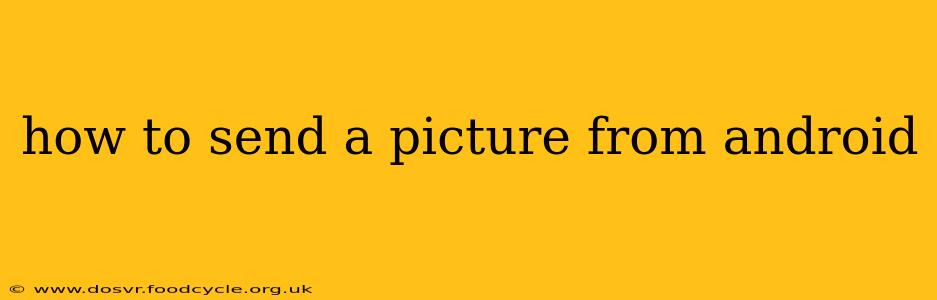 how to send a picture from android