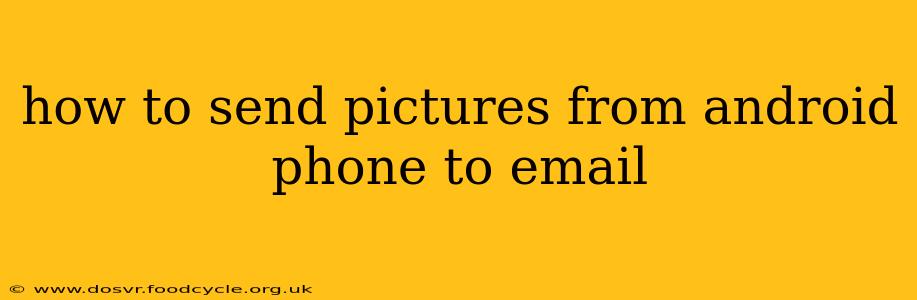 how to send pictures from android phone to email