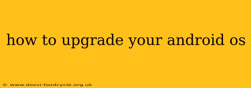 how to upgrade your android os