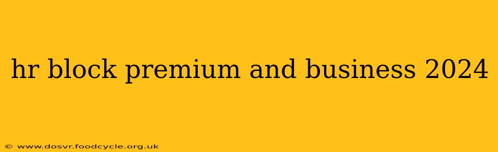 hr block premium and business 2024