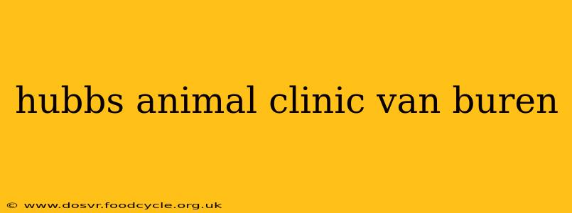 hubbs animal clinic van buren