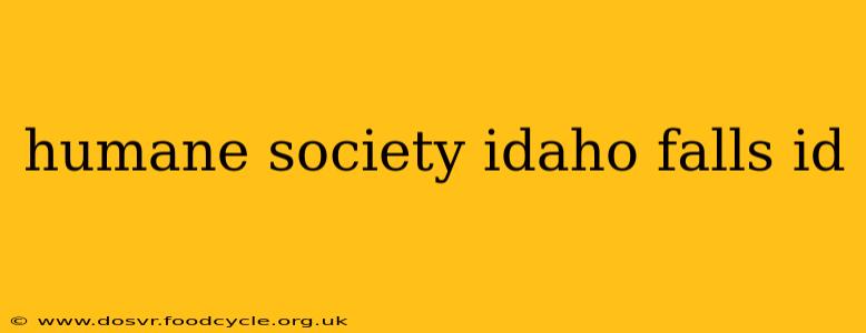 humane society idaho falls id
