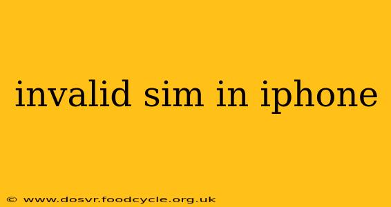 invalid sim in iphone