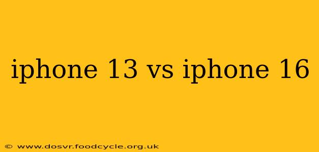 iphone 13 vs iphone 16