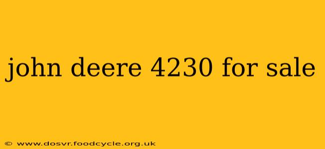 john deere 4230 for sale