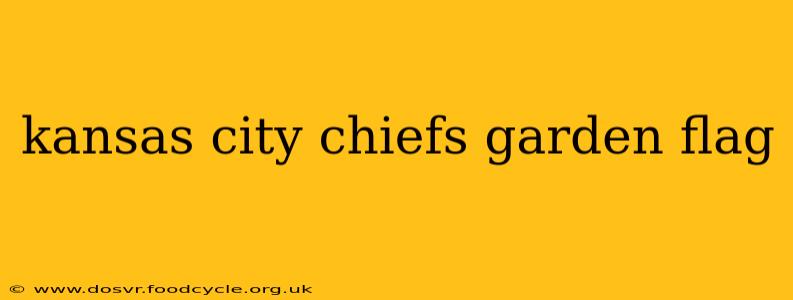 kansas city chiefs garden flag