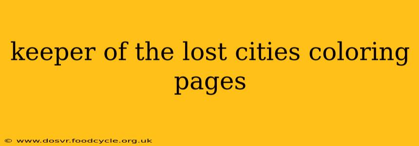 keeper of the lost cities coloring pages
