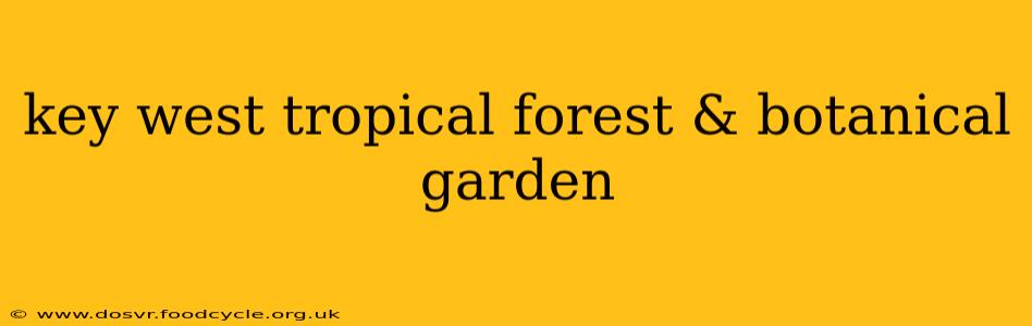 key west tropical forest & botanical garden