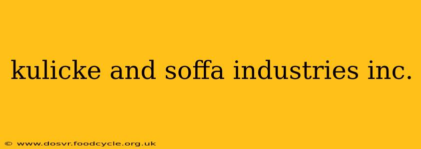 kulicke and soffa industries inc.