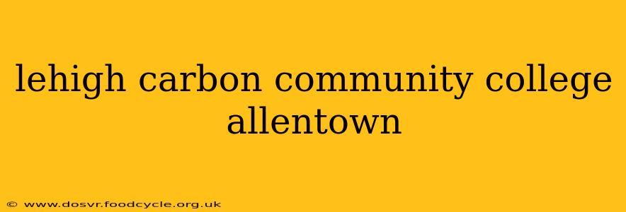 lehigh carbon community college allentown