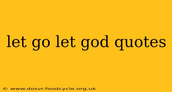 let go let god quotes
