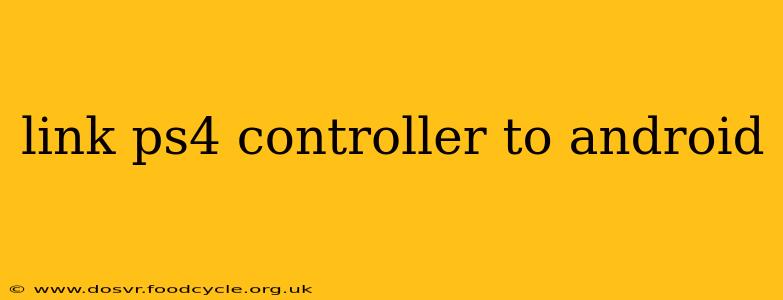 link ps4 controller to android