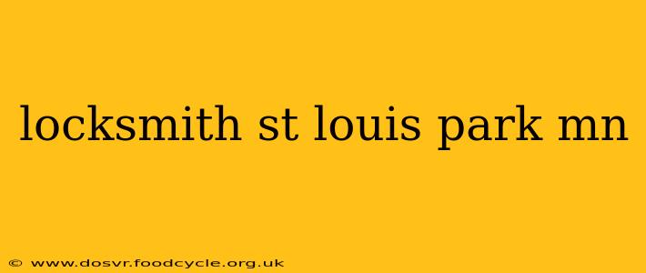 locksmith st louis park mn