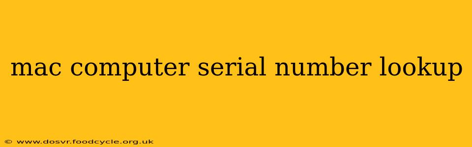 mac computer serial number lookup