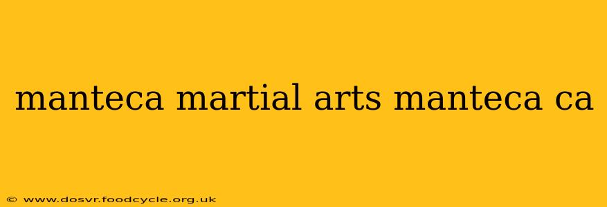 manteca martial arts manteca ca