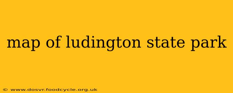 map of ludington state park